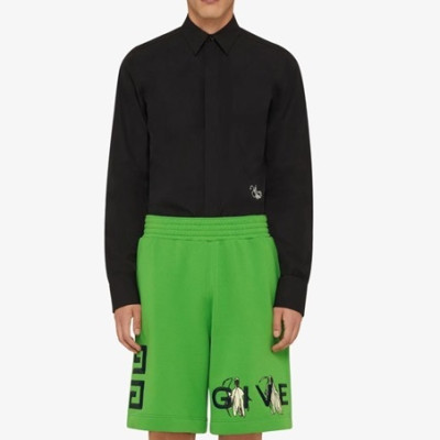 지방시 남성 캐쥬얼 그린 반바지 - Mens Green Half-pants - giv0656x