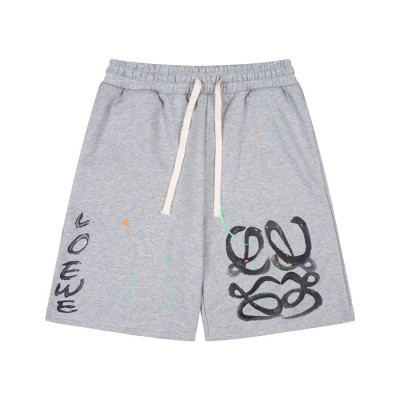 로에베 남성 캐쥬얼 그레이 반바지 - Mens Gray Half-pants - loe0590x