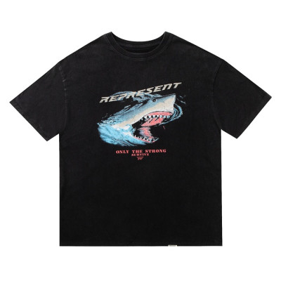 리프리젠트 남성 블랙 크루넥 반팔티 - Mens Black Tshirts - rep0050x