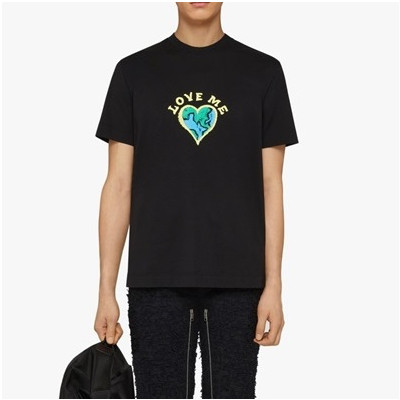 지방시 남성 크루넥 블랙 반팔티 - Mens Black Tshirts - giv0674x