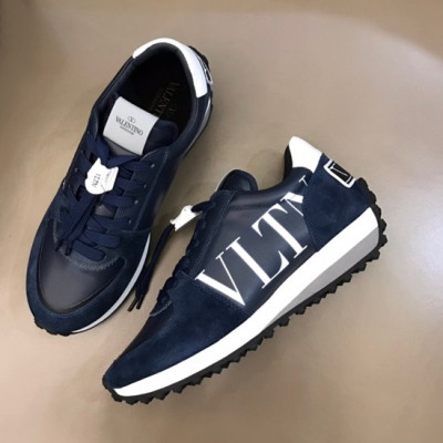 발렌티노 남성 트렌디 네이비 스니커즈 - Mens Navy Sneakers - val02530x