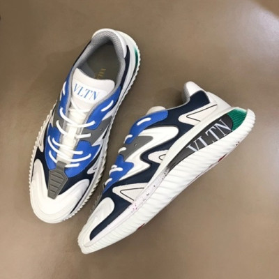 발렌티노 남성 트렌디 블루 스니커즈 - Mens Blue Sneakers - val02531x