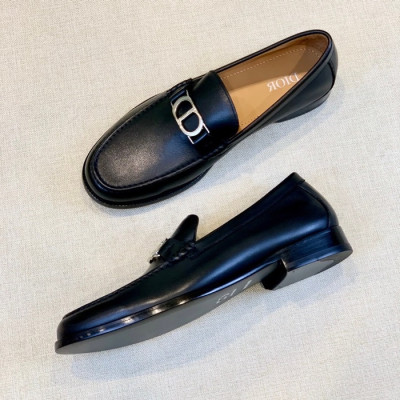 디올 남성 모던 블랙 로퍼 - Mens Black Loafer - dio01774x