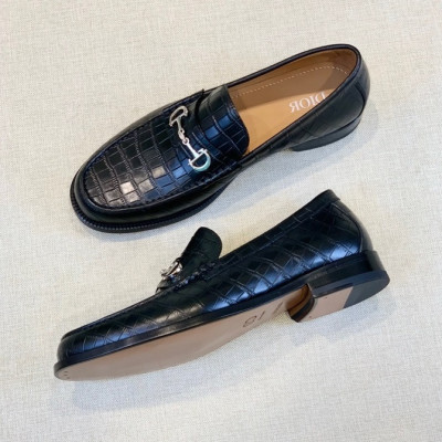 디올 남성 모던 블랙 로퍼 - Mens Black Loafer - dio01779x