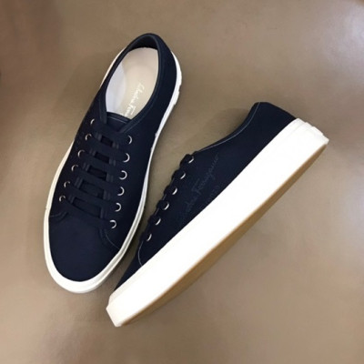 페라가모 남성 모던 네이비 스니커즈 - Mens Navy Sneakers - fer0348x