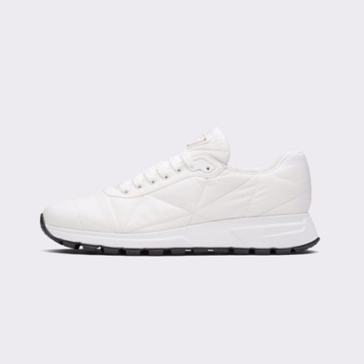 프라다 남성 클래식 화이트 스니커즈 - Mens White Sneakers - pra02677x