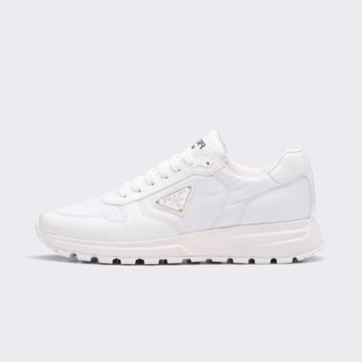 프라다 남성 클래식 화이트 스니커즈 - Mens White Sneakers - pra02678x