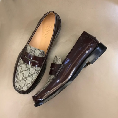 구찌 남성 히든 브라운 로퍼 - Mens Brown Loafer - guc04795x