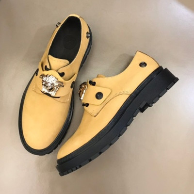 베르사체 남성 메두사 옐로우 로퍼 - Mens Yellow Loafer - ver0901x