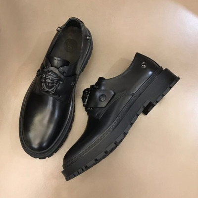 베르사체 남성 메두사 블랙 로퍼 - Mens Black Loafer - ver0904x