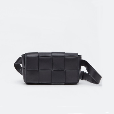 보테가 여성 블랙 카세트백 - Womens Black Cassette Bag - bv0281x