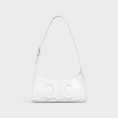 셀린느 여성 로고 화이트 숄더백 - Womens White Shoulder Bag - cel0395x