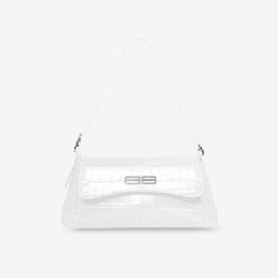 발렌시아가 여성 시그니처 화이트 숄더백 - Womens White Shoulder Bag - bal01514x