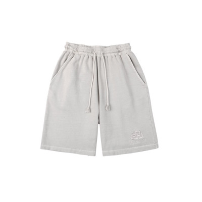 발렌시아가 남성 캐쥬얼 그레이 반바지 - Mens Gray Half-pants - bal01565x