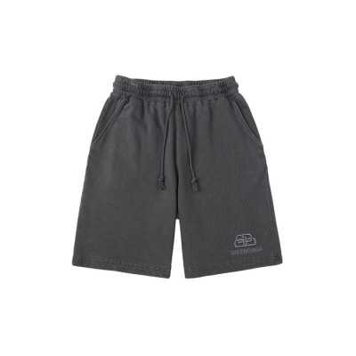 발렌시아가 남성 캐쥬얼 그레이 반바지 - Mens Gray Half-pants - bal01566x