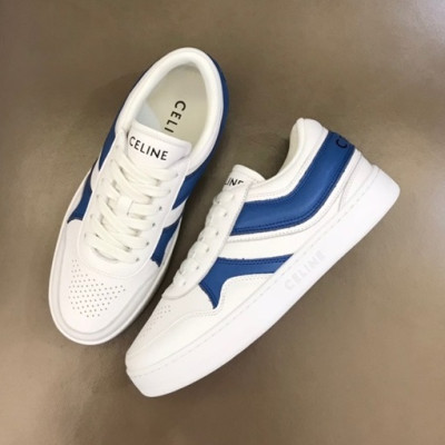 셀린느 남/녀 클래식 블루 스니커즈 - Celine Unisex Blue Sneakers - cel0419x