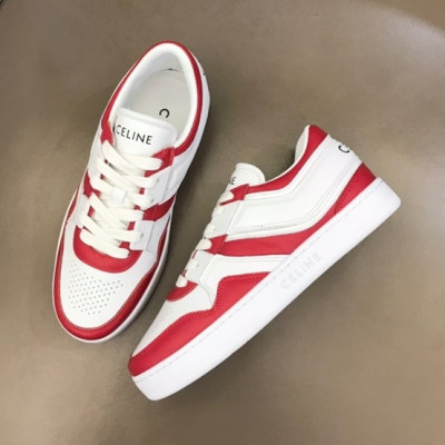 셀린느 남/녀 클래식 레드 스니커즈 - Celine Unisex Red Sneakers - cel0428x