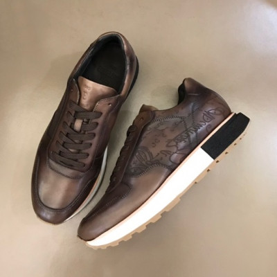 벨루티 남성  클래식 브라운 스니커즈 - Mens Brown Sneakers - ber0094x