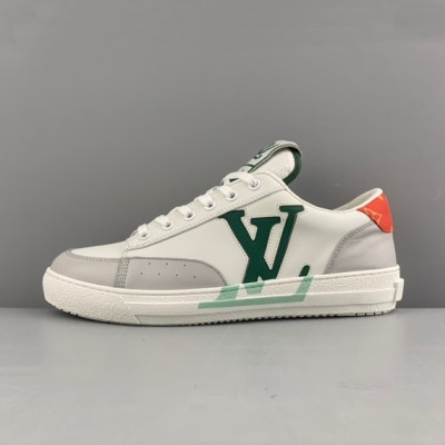 루이비통 남/녀 CHARLIE 그린 스니커즈 - Unisex Green Sneakers - lou04940x