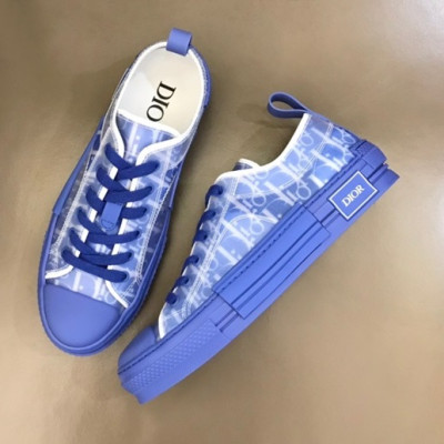 디올 남/녀 오블리크 Galaxy 블루 스니커즈 - Unisex Blue Sneakers - dio01894x