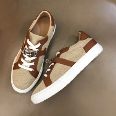 에르메스 남성 클래식 브라운 스니커즈 - Mens Brown Sneakers - her0781x