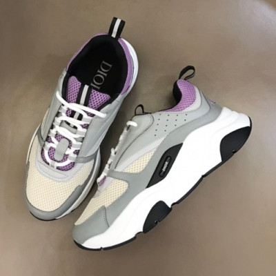 디올 남/녀 오블리크 그레이 스니커즈 - Unisex Gray Sneakers - dio01899x