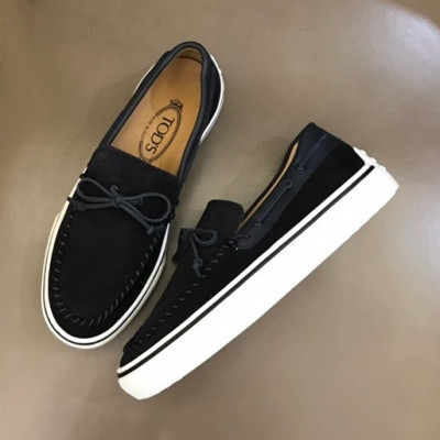 토즈 남성 리본 블랙 로퍼 - Mens Black Loafer - toz0271x