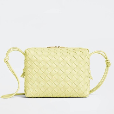 보테가베네타 여성 클래식 옐로우 크로스백 - Bottega Veneta Womens Yellow Cross Bag - bv0363x