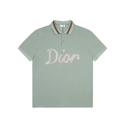 디올 남성 민트 폴로 반팔티 - Dior Mens Mint Tshirts - dio01926x