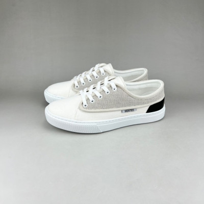 에르메스 남성 클래식 화이트 스니커즈 - Mens White Sneakers - her0843x