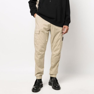 스톤아일랜드 남성 캐쥬얼 베이지 팬츠 - Mens  Beige Pants - sto0485x