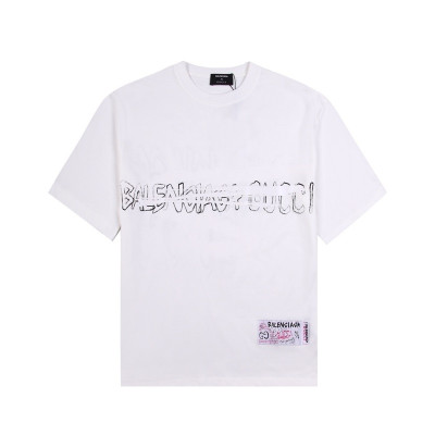 구찌 남/녀 화이트 크루넥 반팔티 - Unisex White Tshirts - guc04972x