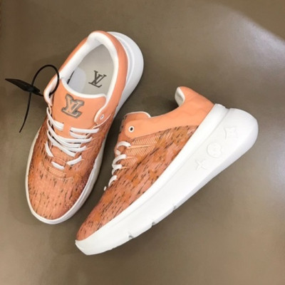 루이비통 남성 Show Up 오렌지 스니커즈 - Mens Orange Sneakers - lou05088x