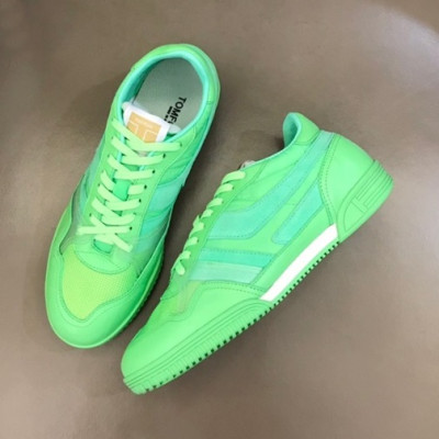 톰포드 남성 캐쥬얼 그린 스니커즈 - Mens Green Sneakers - tof0012x