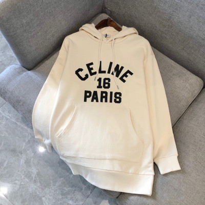 셀린느 여성 아이보리 캐쥬얼 후드티 - Womens Ivory Hoodie - cel0442x