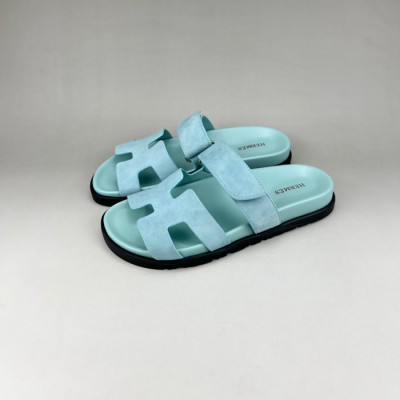 에르메스 남/녀 트렌디 블루 슬리퍼 - Unisex Blue Slippers - her0861x