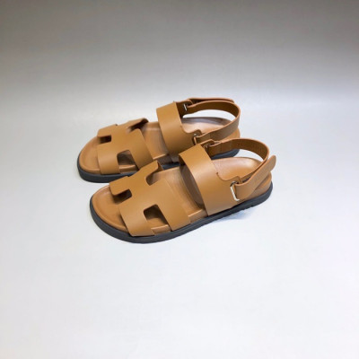 에르메스 남/녀 트렌디 카멜 샌들 - Unisex Camel Sandals - her0885x