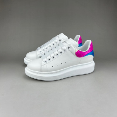 알렉산더맥퀸 남/녀 핑크탭 스니커즈 - Unisex Pink Sneakers - alx0161x