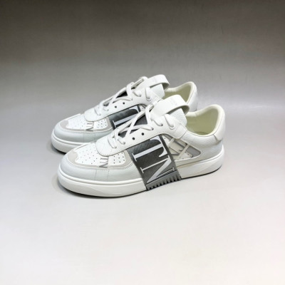 발렌티노 남/녀 Logo 그레이 스니커즈 - Unisex Gray Sneakers - val0282x