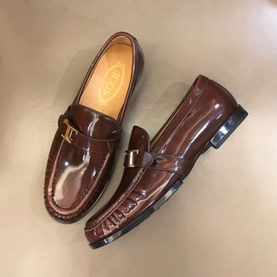 토즈 남성 브라운 스트랩 로퍼 - Mens Brown Loafer - toz0284x