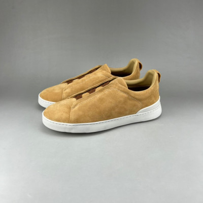 제냐 남성 이니셜 카멜 스니커즈 - Mens Camel Sneakers - zeg0392x