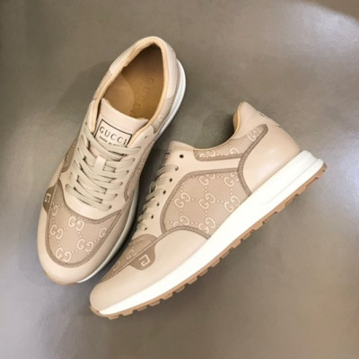 구찌 남성 클래식 베이지 스니커즈- Mens Beige Sneakers - guc05081X