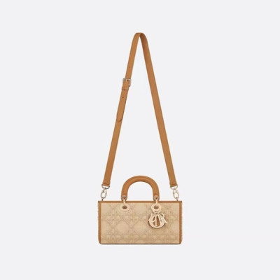 디올 여성 베이지 레이디백 - Womens Beige Lady Bag - dio02114x