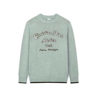 디올 남성 민트 크루넥 스웨터 - Mens Mint Sweaters - dio02119x