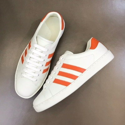 구찌 남성 클래식 오렌지 스니커즈- Mens Orange Sneakers - guc05127X