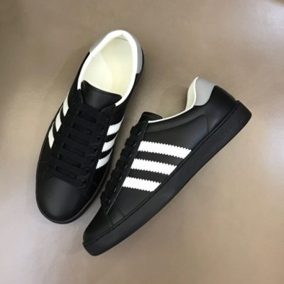 구찌 남성 클래식 블랙 스니커즈- Mens Black Sneakers - guc05130X