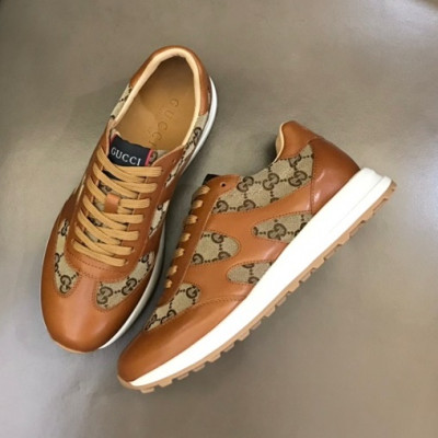 구찌 남성 클래식 카멜 스니커즈- Mens Camel Sneakers - guc05136X