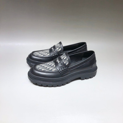 디올 남성 오블리크 블랙 로퍼 - Mens Black Loafer - dio02131x