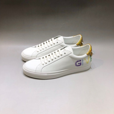 지방시 남/녀 클래식 화이트 스니커즈 - Unisex White Sneakers - giv0839x