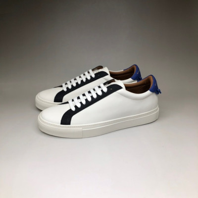 지방시 남/녀 클래식 화이트 스니커즈 - Unisex White Sneakers - giv0845x